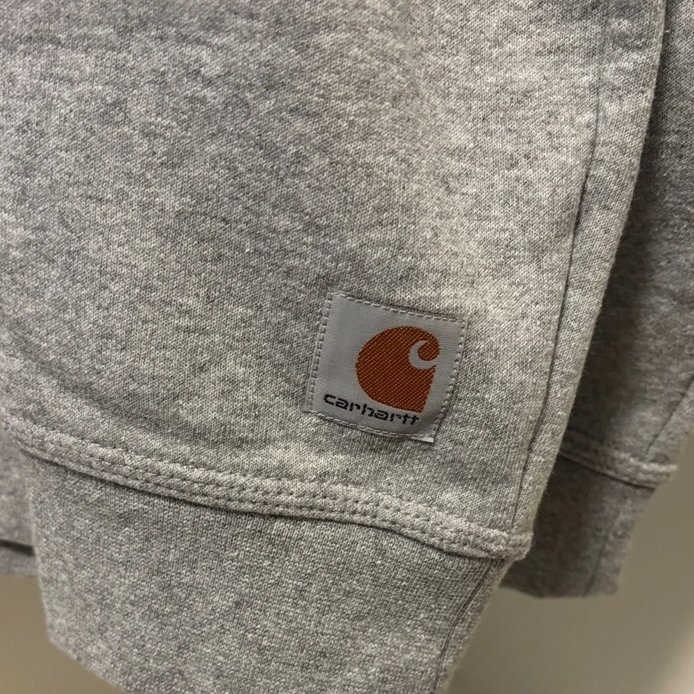 Carhartt Men's Heather Gray Crewneck Sweatshirt. - Picture 2 of 5